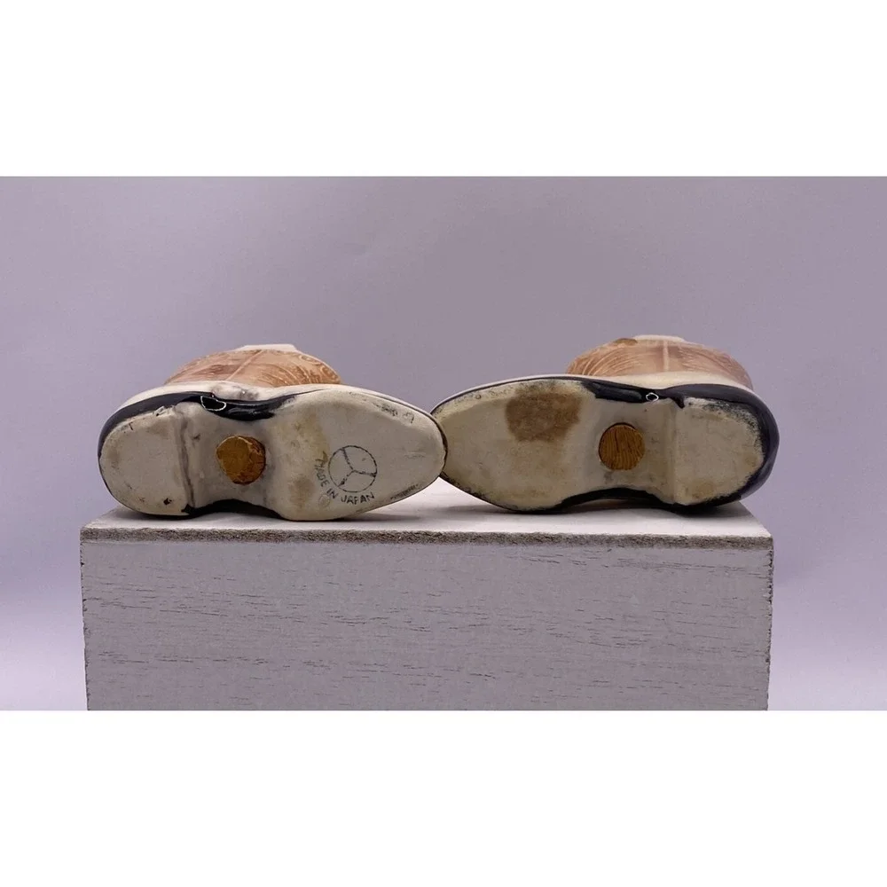 Vintage Western Cowboy Boot SALT AND PEPPER SHAKER Country Farm S &‎ P Set